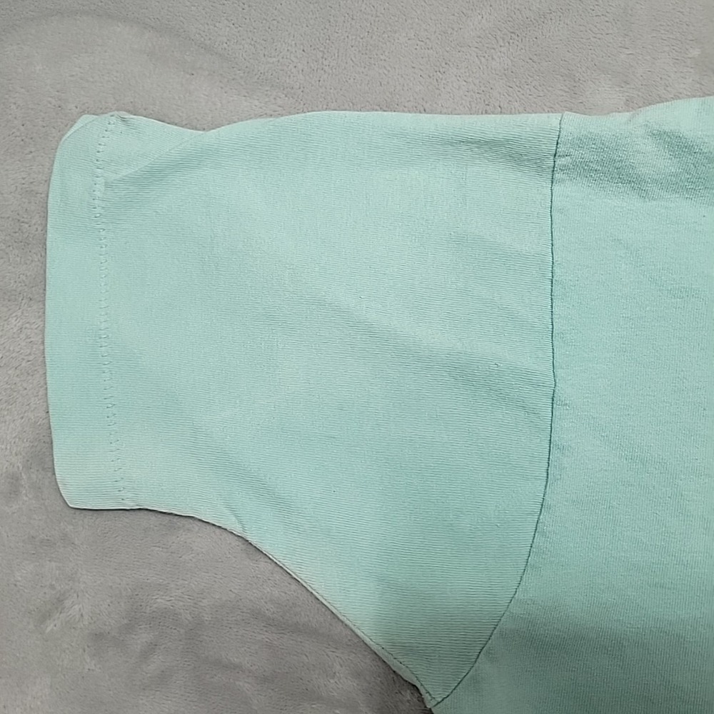 VTG Kentucky Derby Shirt Men M Teal Festival Made In USA Single Stitch 80s 90s - Picture 4 of 12